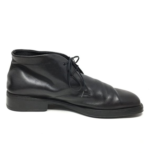 Salvatore Ferragamo Chukka Boots Size 11 2E Black main image 4